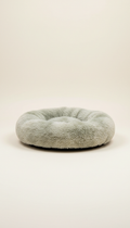 ComfyTail calming donut bed with raised edges